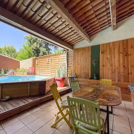 Superbe Avec Piscine, 4 A * Vinassan